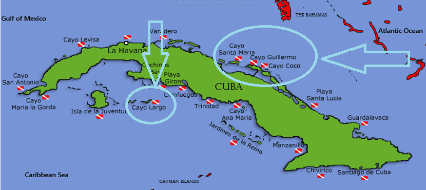 mapa cuba